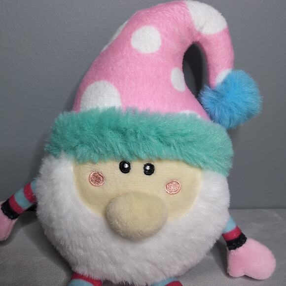 2 Scoops Other - 2 Scoops Gnome Plush Pastel Small Stuffed Doll Polka Dot Hat Colorful Elf